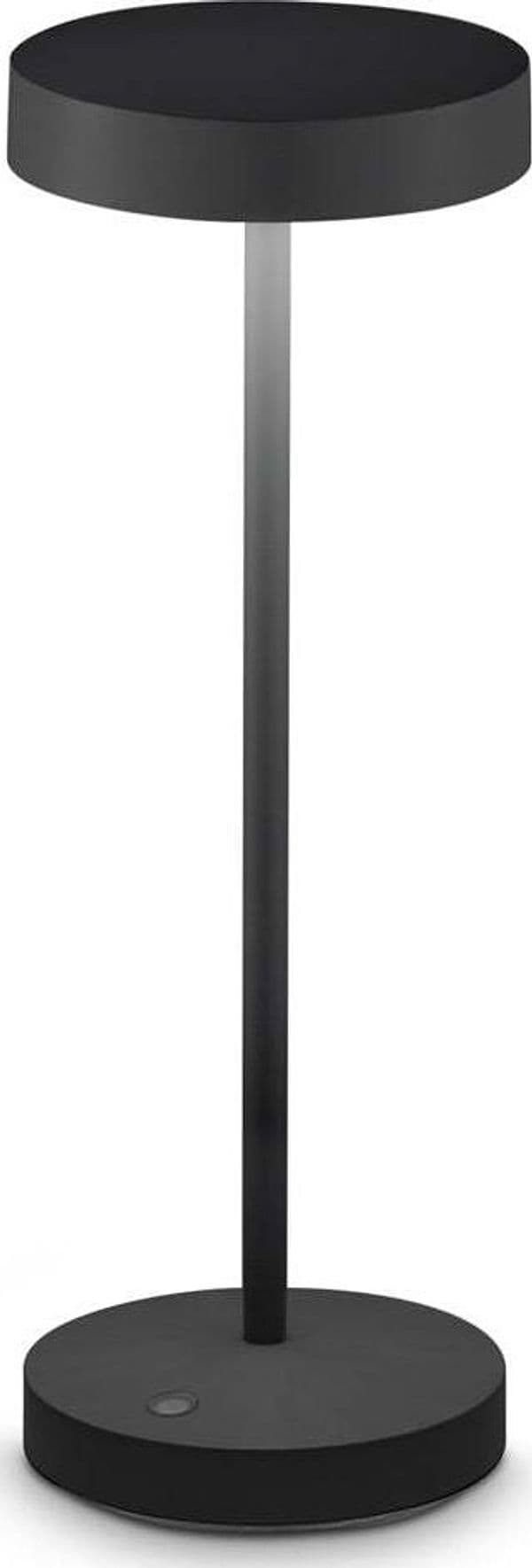 Lampada-Da-Tavolo-Contemporaneo-Toffee-Metallo-Nero-Led-2W-3000K-Ip54