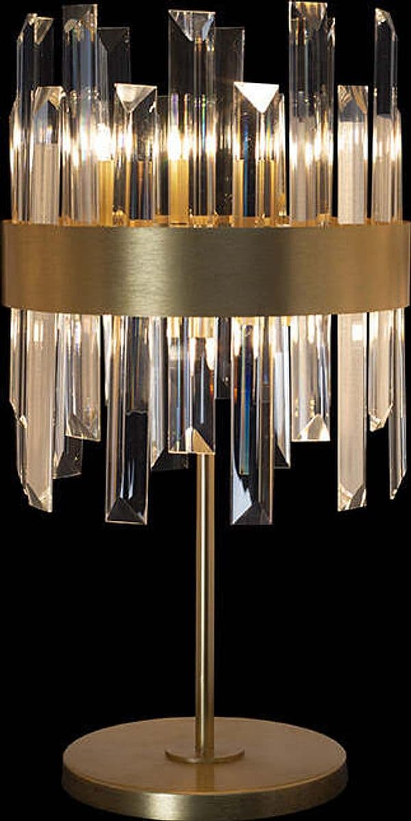Lampada-Da-Tavolo-Contemporaneo-Zenna-Metallo-Cristallo-Oro-Satinato-6-Led-G9