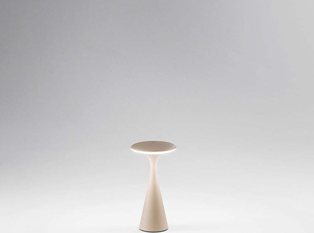 Lampada-Da-Tavolo-Esterno-Mini-Elliott-Contemporanea-Alluminio-Sabbia-Led-Cct