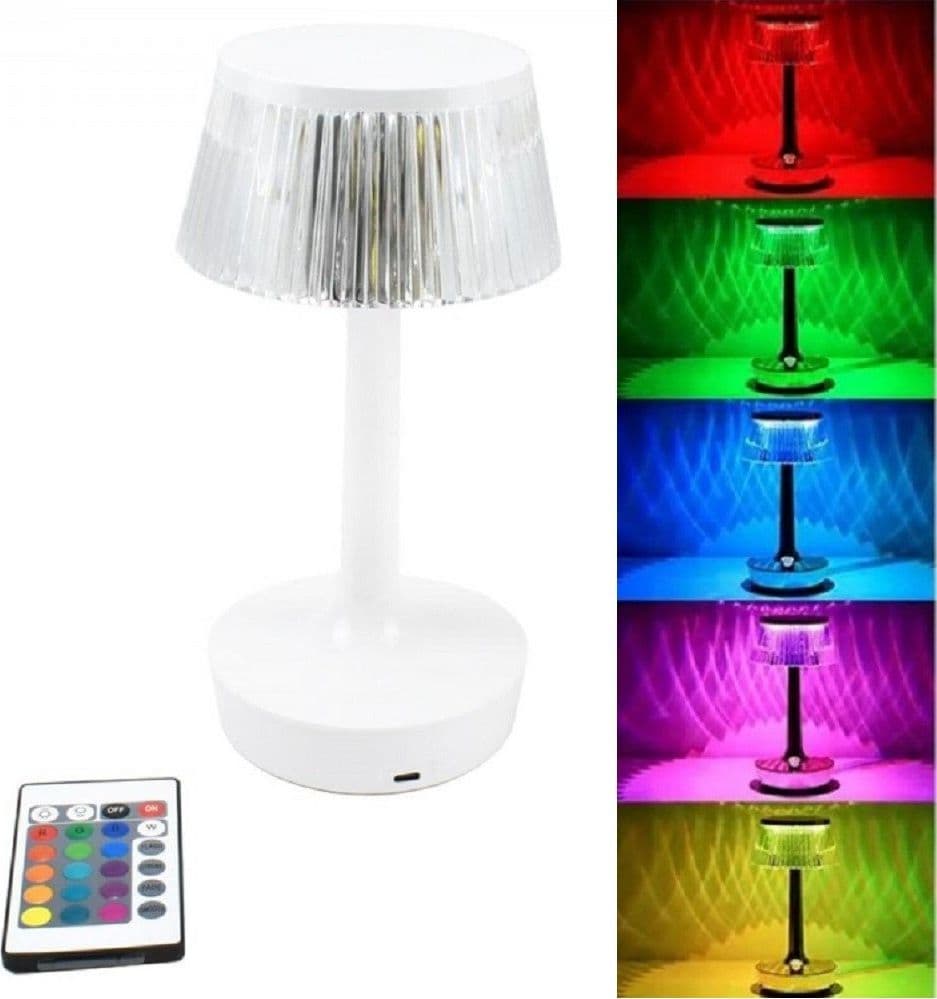 Lampada Da Tavolo In Cristallo Decorativa Con Led Rgb Touch Bianco 5v Q-tl153 Illuminazione/Illuminazione per interni/Lampade/Lampade da tavolo e abat-jour Trade Shop italia - Napoli, Commerciovirtuoso.it