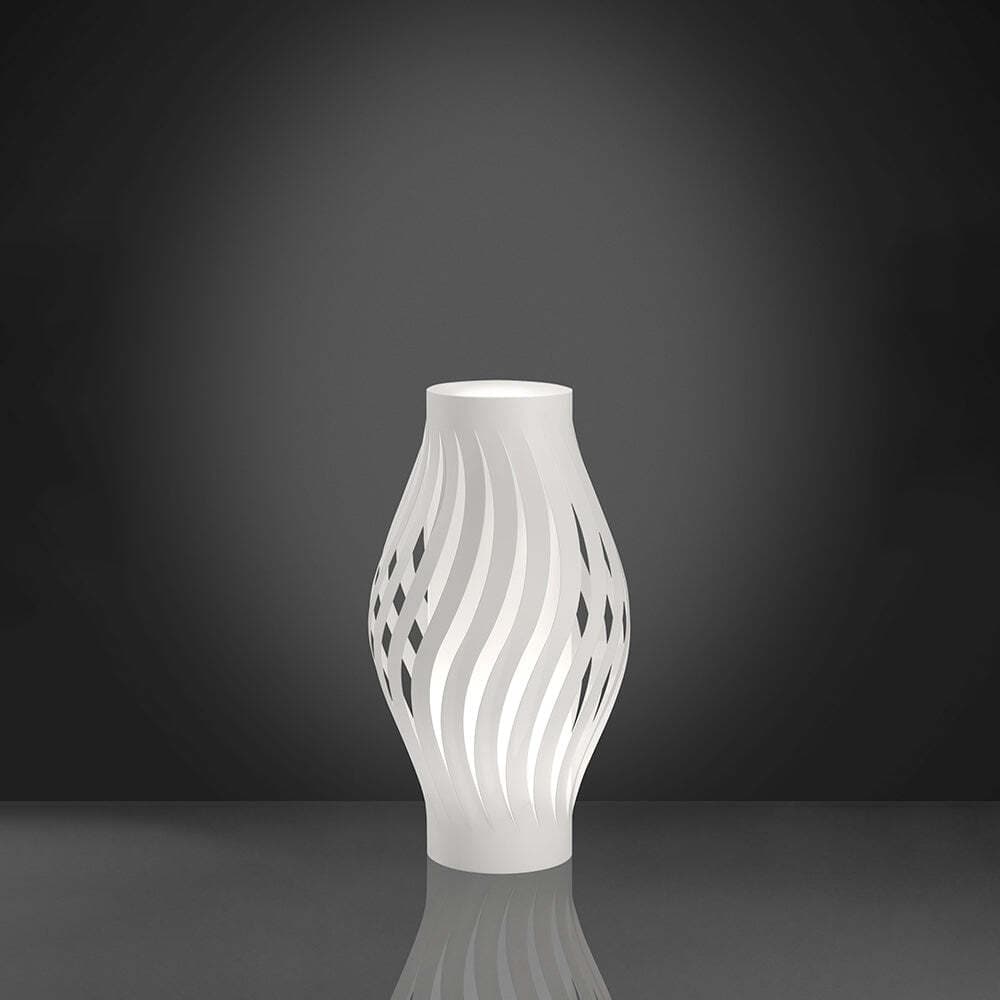 Lampada-Da-Tavolo-Moderna-1-Luce-Helios-In-Polilux-Bianco-H32-Made-In-Italy