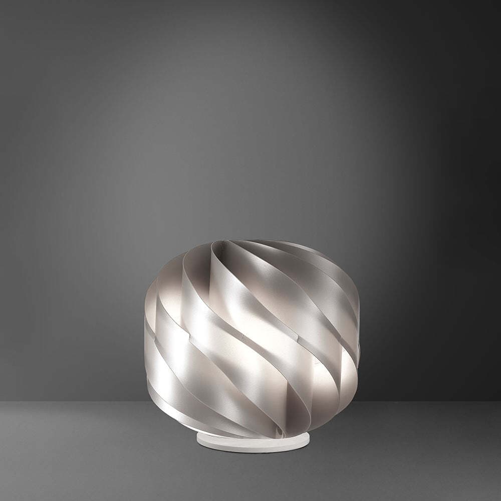 Lampada-Da-Tavolo-Moderna-Globe-1-Luce-In-Polilux-Silver-Con-Base-D40-Made-In-Italy
