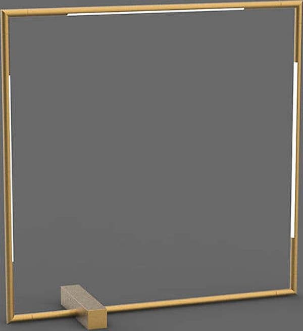 Lampada-Da-Tavolo-Moderno-Tubular-3-Luci-Regolabili-Metallo-Oro-Satinato-Led-12W