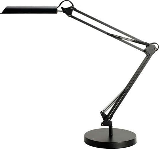 Lampada da tavolo Swingo - 44 x 34 5 x 13 5 cm - led - 11 W - nero - con base e morsetto - Unilux Illuminazione/Illuminazione per interni/Lampade/Lampade da tavolo e abat-jour Eurocartuccia - Pavullo, Commerciovirtuoso.it