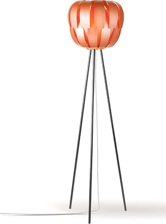 Lampada-Da-Terra-Con-Treppiede-1-Luce-Queen-In-Polilux-Rame-D60-Made-In-Italy