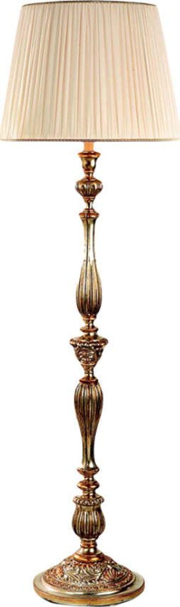 Lampada-Da-Terra-In-Legno-Classico-Argento-Mecca-Con-Paralume-1-Luce-Fringuello
