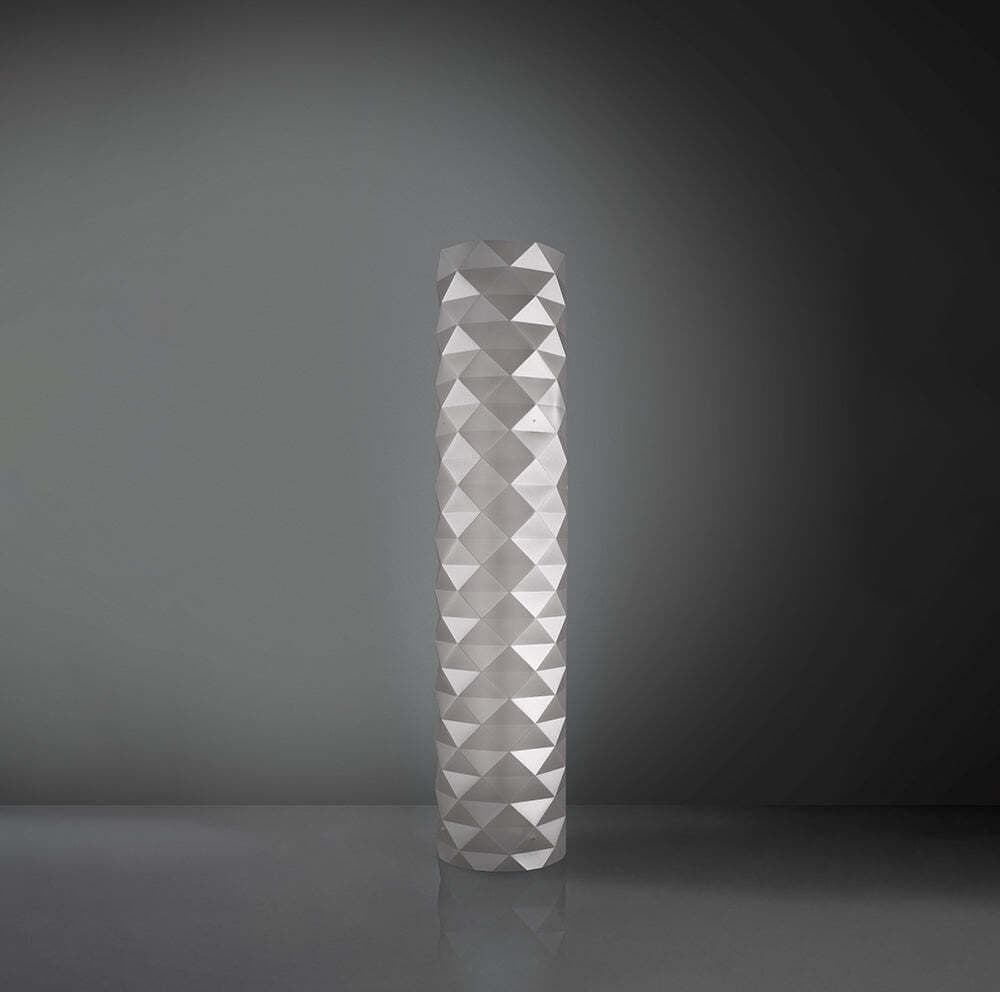 Lampada-Da-Terra-Moderna-3-Luci-Prisma-In-Polilux-Silver-H122-Made-In-Italy
