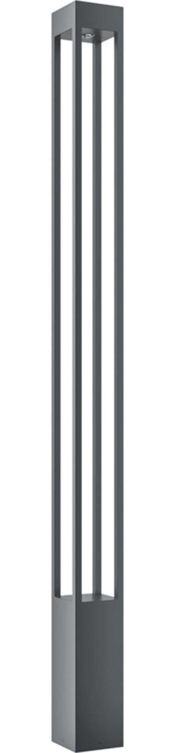 Lampada-Da-Terra-Moderna-Da-Esterno-Metallo-Grafite-Luce-Led-20W-Ip65