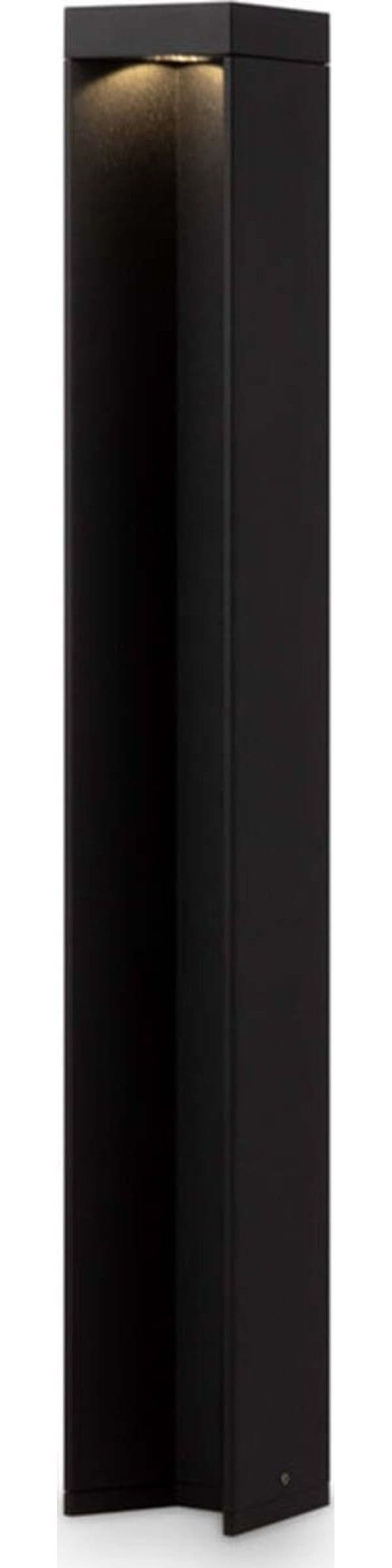 Lampada-Da-Terra-Moderna-Per-Esterno-Alluminio-Nero-Luce-Led-9W-Ip54