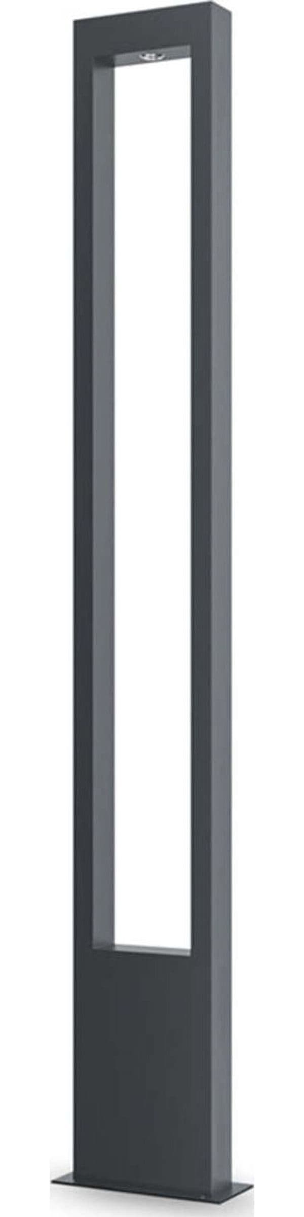 Lampada-Da-Terra-Moderna-Per-Esterno-Metallo-Grafite-Luce-Led-20W-Ip65