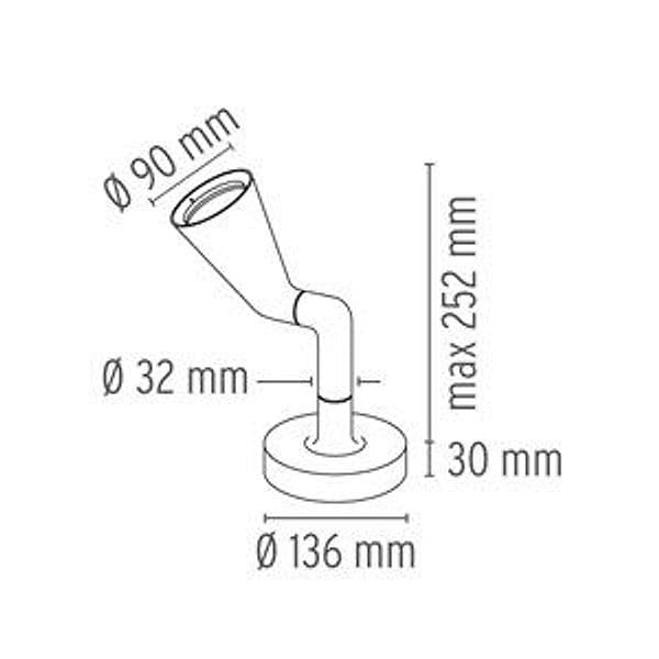 Lampada da terra per esterni Flos Belvedere spot F1 in Luci per sentieri Brilla Luce - Sarzana, commercioVirtuoso.it