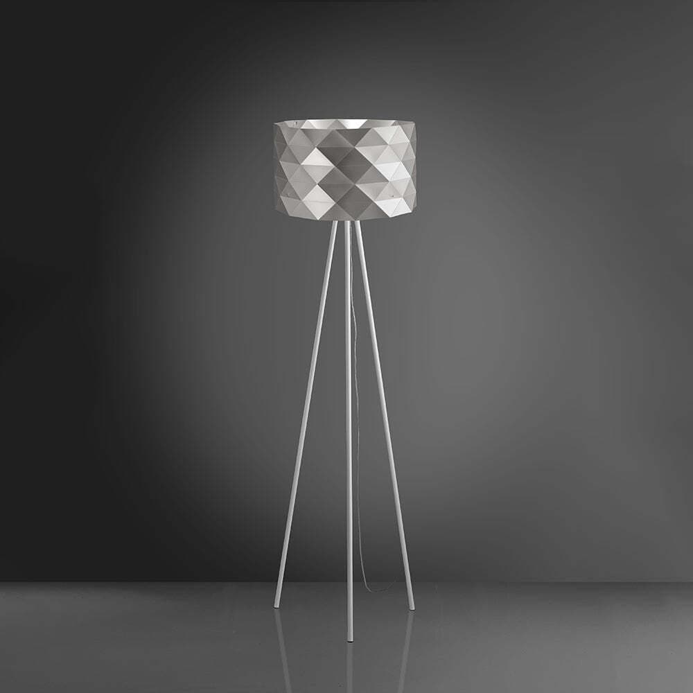 Lampada-Da-Terra-Treppiede-1-Luce-Prisma-In-Polilux-Silver-H146-Made-In-Italy