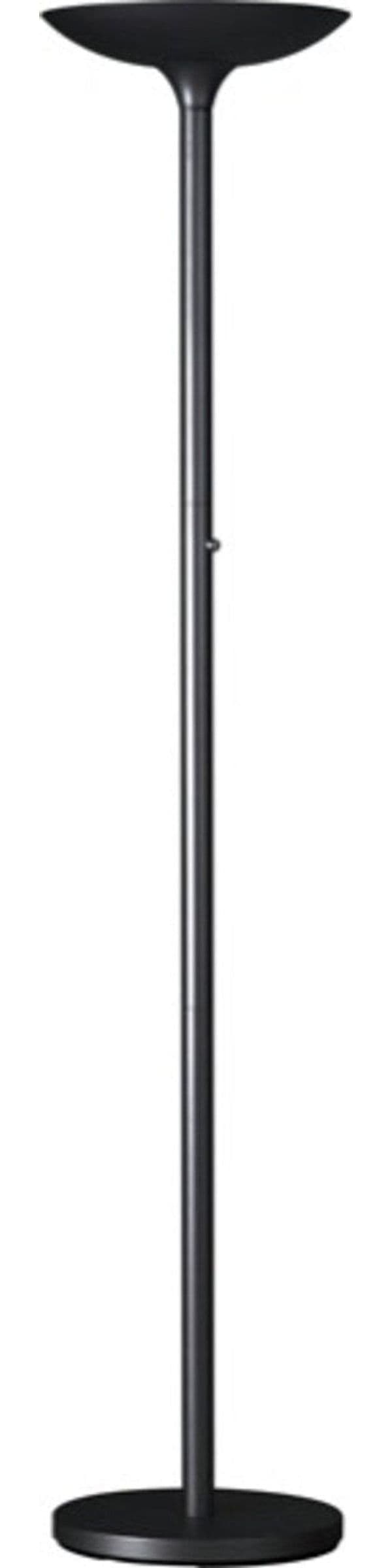 Lampada da terra Varialux - a led - base diametro 30 cm - altezza 175-186 cm- 22W - nero - Unilux Illuminazione/Illuminazione per interni/Lampade/Lampade da terra Eurocartuccia - Pavullo, Commerciovirtuoso.it