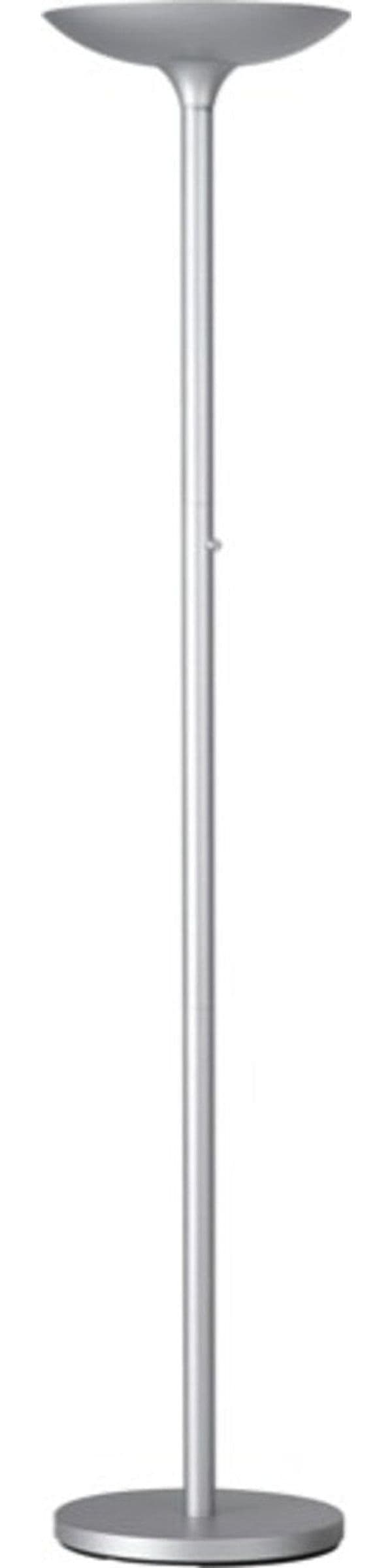 Lampada da terra Varialux - base diametro 30 cm - altezza 175-186 cm - a led - 22W - grigio metal - Unilux Illuminazione/Illuminazione per interni/Lampade/Lampade da terra Eurocartuccia - Pavullo, Commerciovirtuoso.it