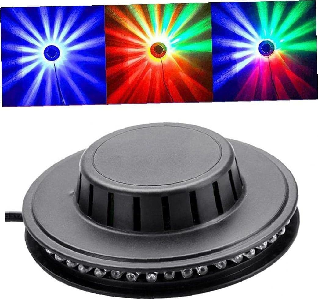 Lampada Effetto Discoteca Da Tavolo Soffitto Led Rgb Multicolor Luce Rotante Strumenti Musicali/Sonorizzazione e palcoscenico/Illuminazione/Dispositivi per effetti luce Trade Shop italia - Napoli, Commerciovirtuoso.it
