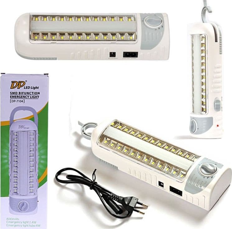 LAMPADA EMERGENZA 24 LED SMD CON NEON RICARICABILE PER CASA AUTO 4W 7104 Illuminazione/Illuminazione per interni/Lampade/Lampade da lavoro Trade Shop italia - Napoli, Commerciovirtuoso.it