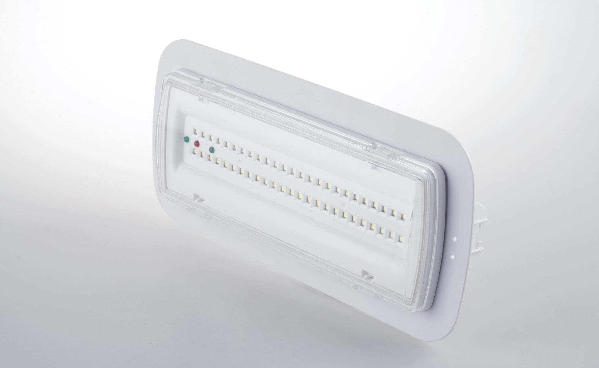 Lampada Emergenza Exit Bianca 4W 400Lm 4000K Ip65 3H 27X10X5,4Cm Illuminazione/Illuminazione bagno/Luci ad incasso Led Mall Home - Napoli, Commerciovirtuoso.it