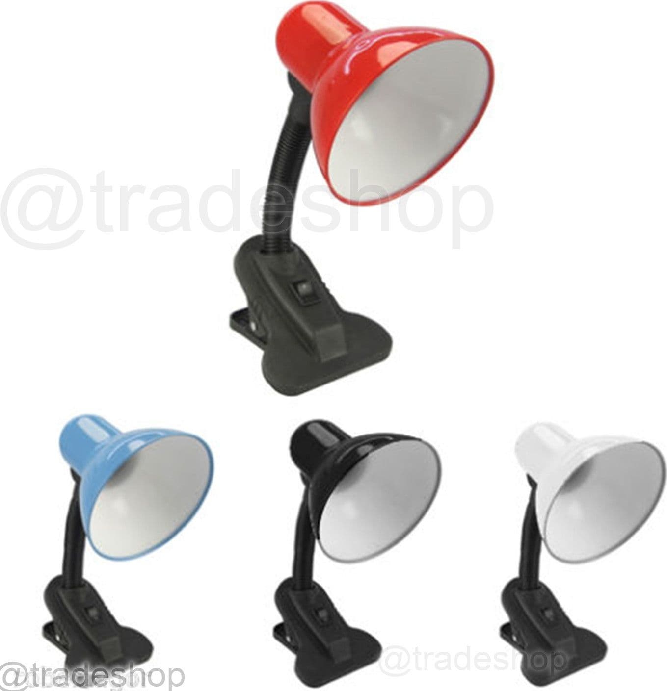 LAMPADA ESTETISTA SNODABILE ORIENTABILE E27 CON MORSETTO SCRIVANIA TAVOLO 108B Illuminazione/Illuminazione per interni/Lampade/Lampade da lavoro Trade Shop italia - Napoli, Commerciovirtuoso.it