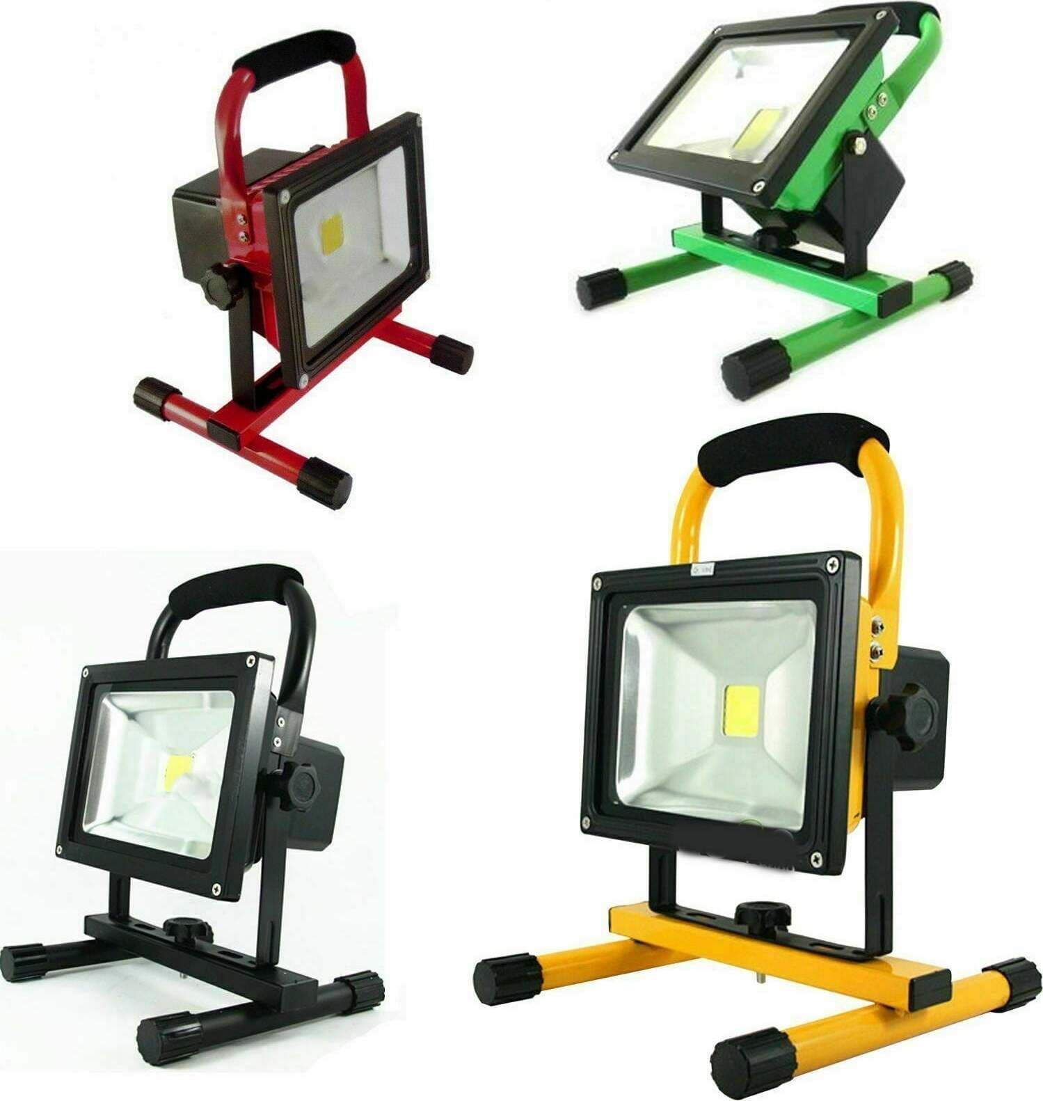 Lampada Faro LED Lavoro Portatile Torcia 20W Batteria litio Luce Emergenz 1800Lm Illuminazione/Illuminazione per esterni/Proiettori Zencoccostore - Formia, Commerciovirtuoso.it