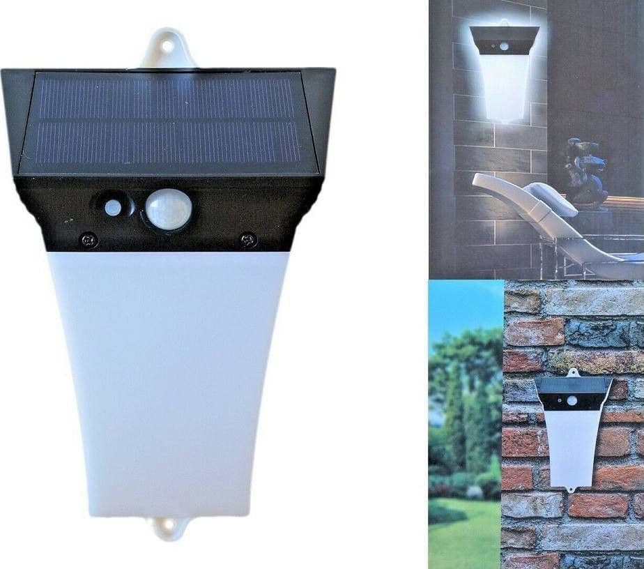 Lampada Faro Luce Ricaricabile Faretto Esterno Energia Solare Sensore Movimento Illuminazione/Illuminazione per esterni/Proiettori Trade Shop italia - Napoli, Commerciovirtuoso.it
