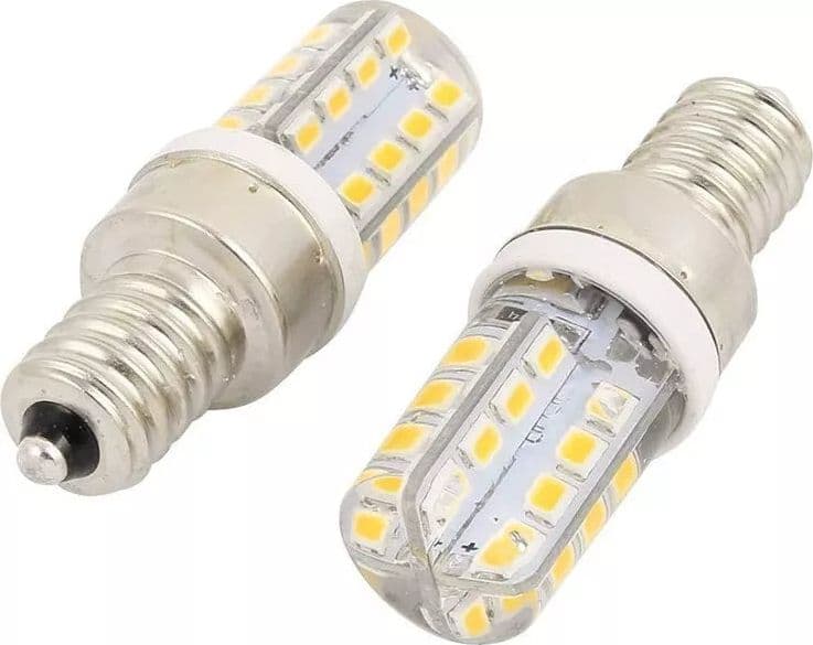 Lampada E14 LED AC12-20V DC 12-30V 2,5W RESA 25W 48SMD 2835 Bianco Freddo 6000K Barca Camper Plafoniera Lampadario Vetrina in Plafoniere Solgeny - Besate, commercioVirtuoso.it