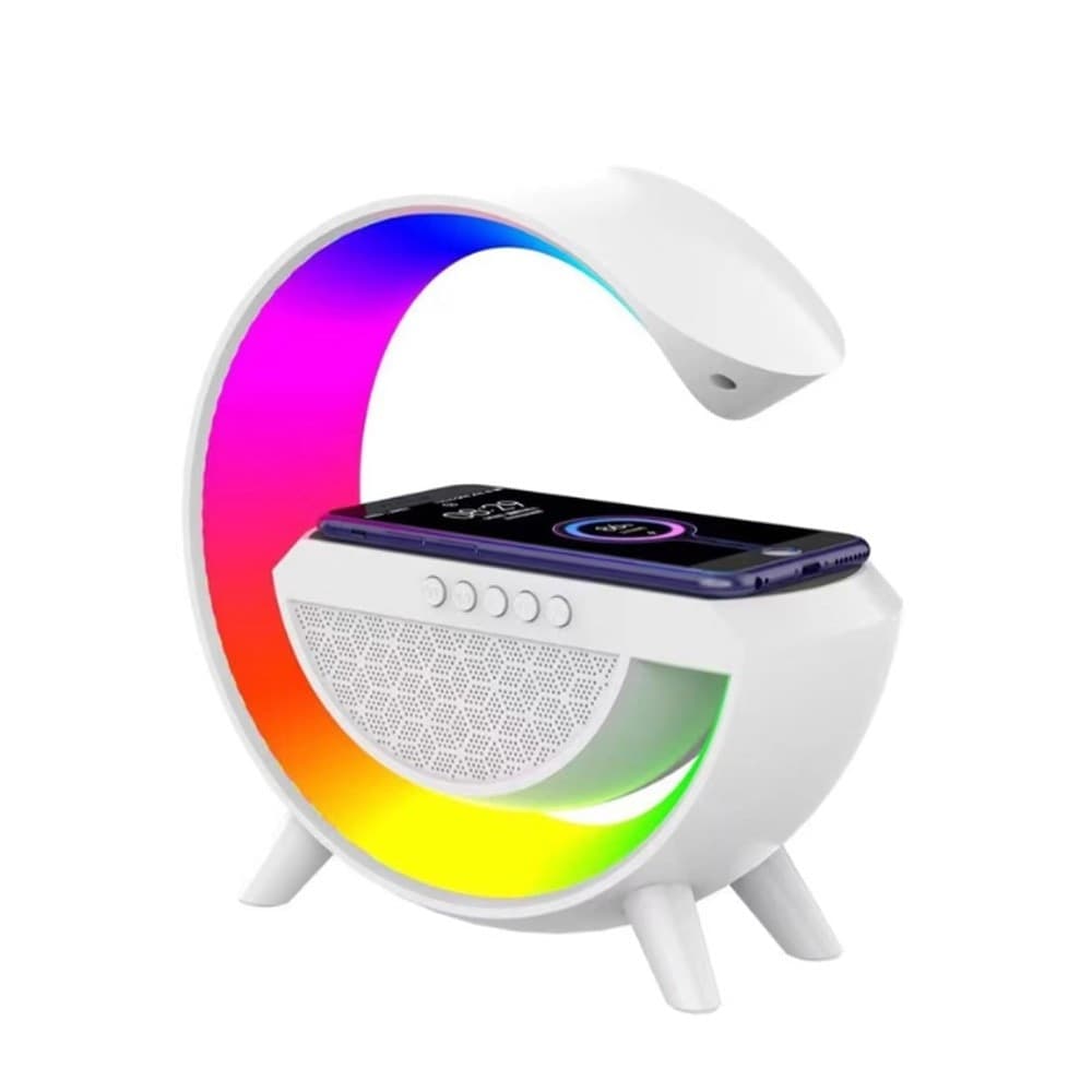 Lampada-Led-Caricabatteria-Wireless-Cassa-Speaker-Bluetooth-Musica-Altoparlante