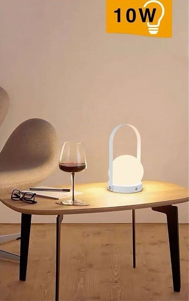 LAMPADA LED DA TAVOLO RICARICABILE PORTATILE LUME 3 COLORAZIONI DI LUCE D29-B3C in Lampade da tavolo e abat-jour Trade Shop italia - Napoli, commercioVirtuoso.it
