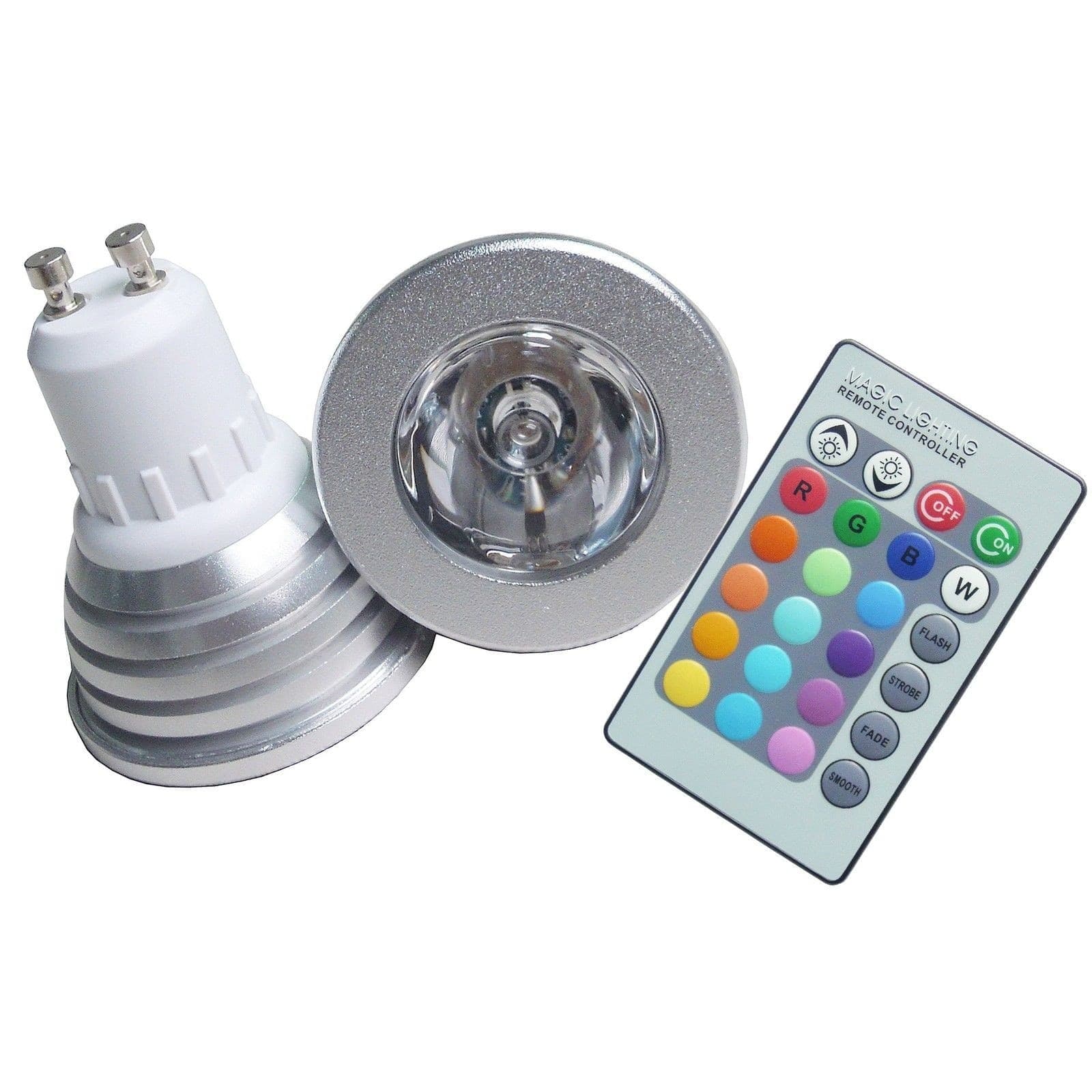 lampada led faretto 5watt attacco gu10 RGB multicolore con telecomando Illuminazione/Lampadine/Lampadine a LED Zencoccostore - Formia, Commerciovirtuoso.it
