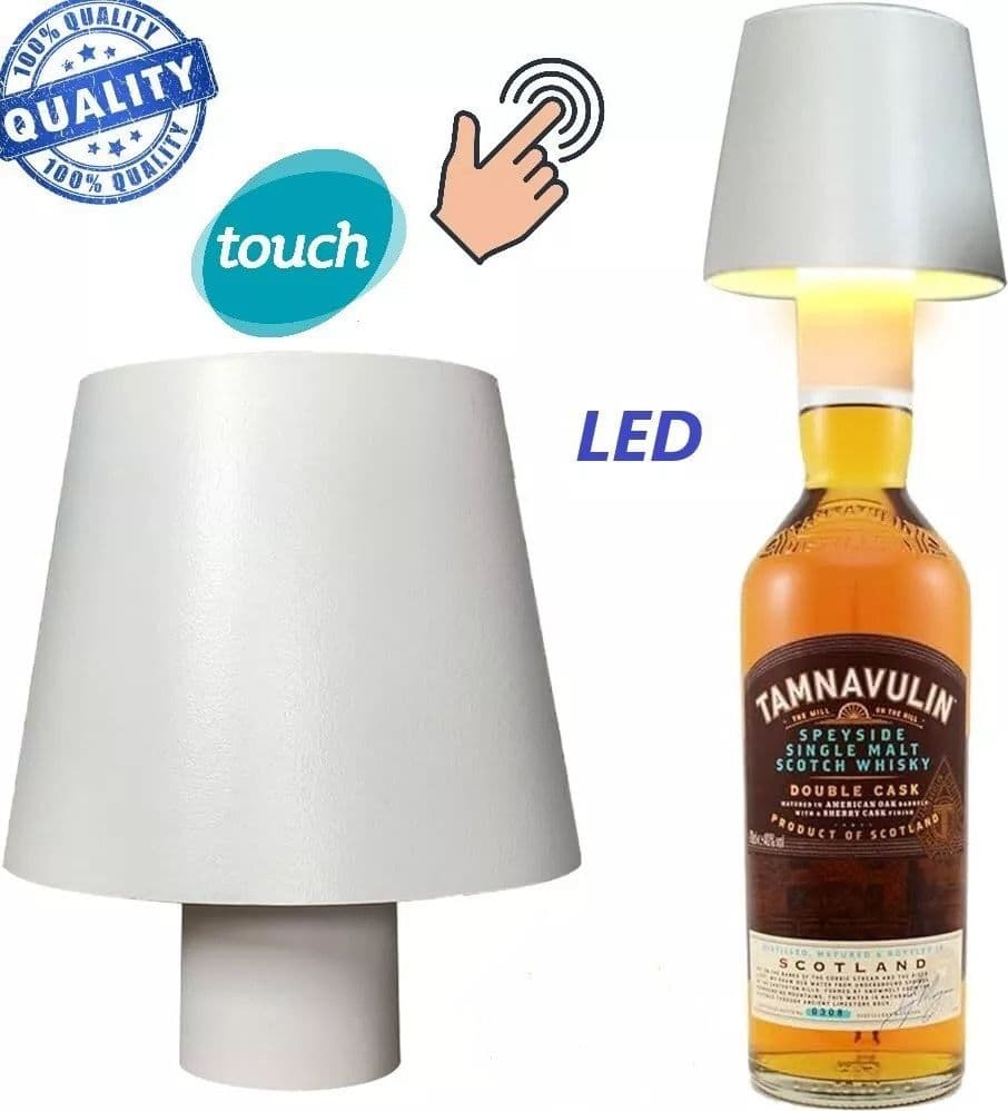 LAMPADA LED PER BOTTIGLIA TAPPO TAVOLO TOUCH DIMMERABILE 3 TONALITÀ RICARICABILE in Lampade da tavolo e abat-jour Trade Shop italia - Napoli, commercioVirtuoso.it