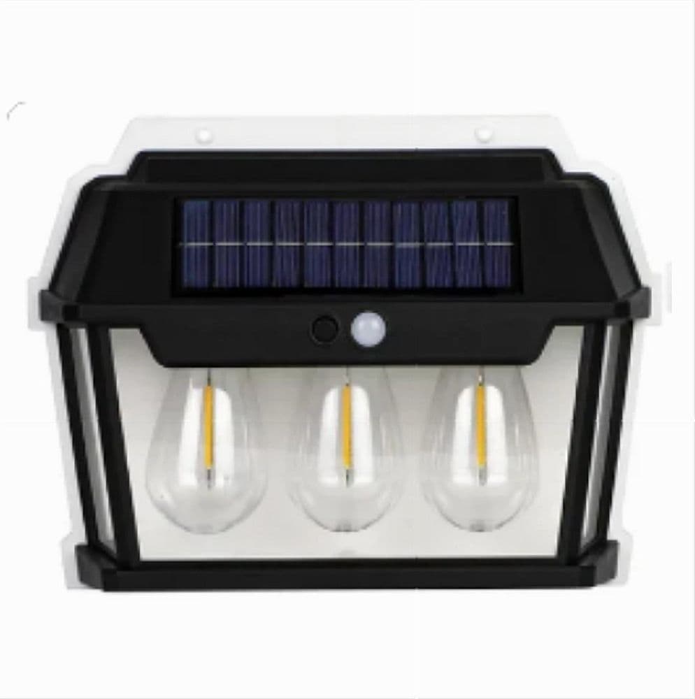 LAMPADA LUCE FARETTO SOLARE FARO ESTERNO SENSORE MOVIMENTO LUCE CALDA 38 WATT in Lampade da parete Trade Shop italia - Napoli, commercioVirtuoso.it