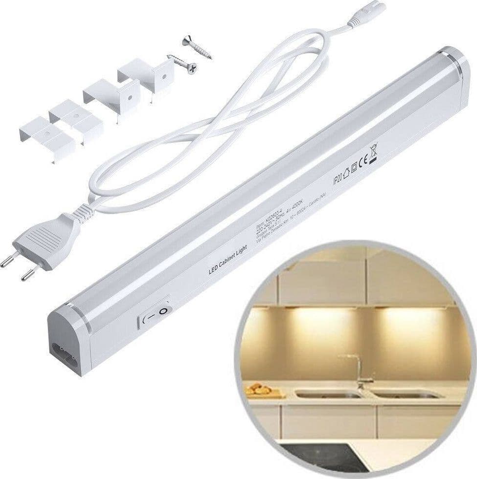 Lampada Luce Sottopensile 30cm Mobili Cucina Armadio Barra Led 330lm Bianco Casa, arredamento e bricolage > Illuminazione da interno > Luci per Mobili Trade Shop italia - Napoli, Commerciovirtuoso.it