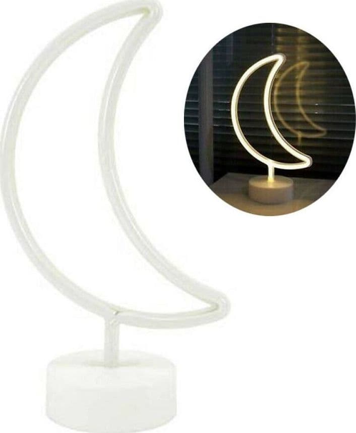 Lampada Notte Luce Bianco Caldo Led Mezza Luna Tavolo Neon Notturna Decorazione Casa, arredamento e bricolage > Illuminazione da interno > Lampade da Tavolo Trade Shop italia - Napoli, Commerciovirtuoso.it
