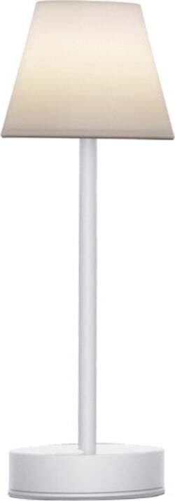 Lampada Ricaricabile Da Tavolo Senza Fili - Luce Led Regolabile (dimmer) Con Il Tocco 32cm Lampada Da Tavolo Mod.lola 30 Bianco Batteria Ricaricabile Illuminazione/Illuminazione per interni/Lampade/Lampade da tavolo e abat-jour Ferus - Montoro, Commerciovirtuoso.it