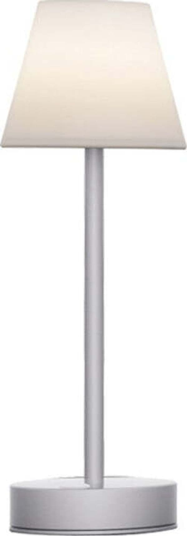 Lampada Ricaricabile Da Tavolo Senza Fili - Luce Led Regolabile (dimmer) Con Il Tocco 32cm lampada Da Tavolo Mod.lola 30 Grigio Batteria Ricaricabile Illuminazione/Illuminazione per interni/Lampade/Lampade da tavolo e abat-jour Ferus - Montoro, Commerciovirtuoso.it