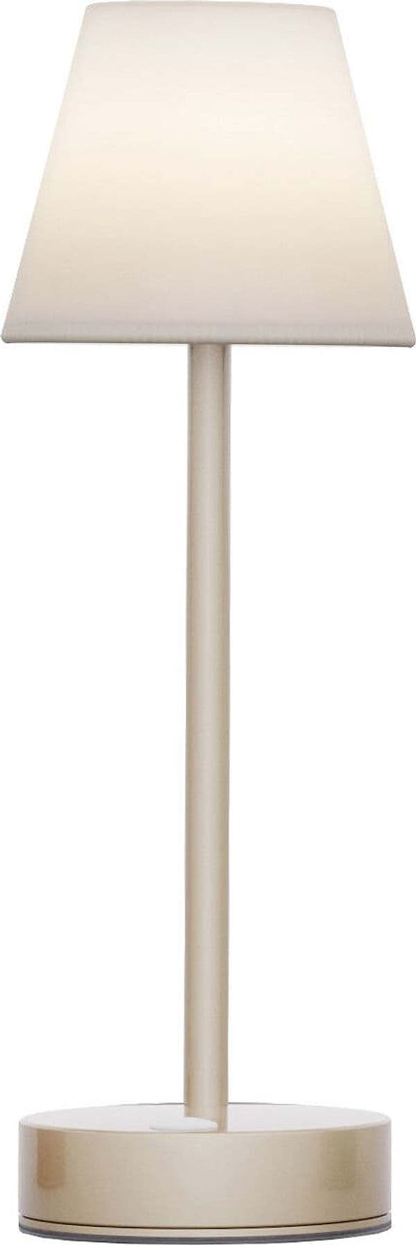 Lampada Ricaricabile Da Tavolo Senza Fili Luce Led Lampada Ottone e bianca Lola 30 Lampada Led A Batteria Da Tavolo 11x32cm Ottone Illuminazione/Illuminazione per interni/Illuminazione per bambini/Lampade da tavolo e abat-jour Ferus - Montoro, Commerciovirtuoso.it