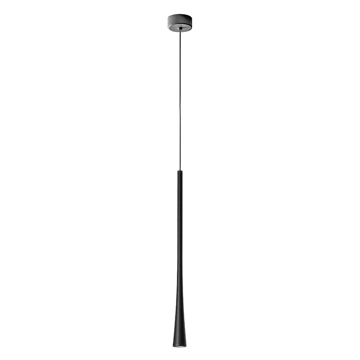 Lampada-soffitto-led-Gea-Luce-DAFNE-SP-nero-moderna