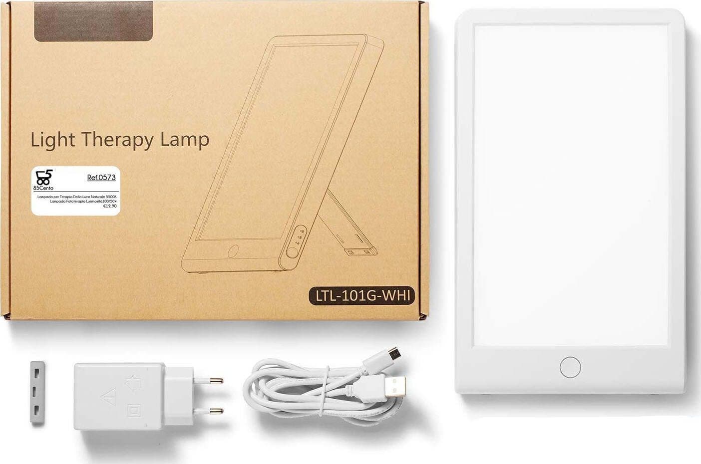 Lampada Tablet per Terapia della Luce Naturale 5500K 5W e 10W Casa Lavoro Touch Timer