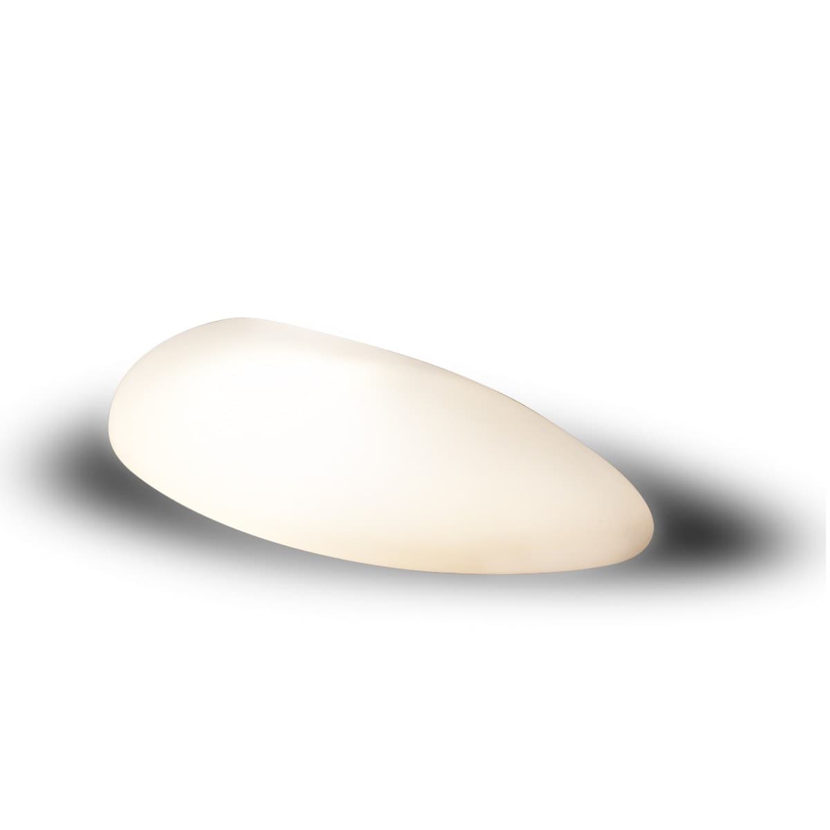 Lampada-terra-PAN-International-STONE-EST510-EST511-E27-LED-termoplastico-bianco