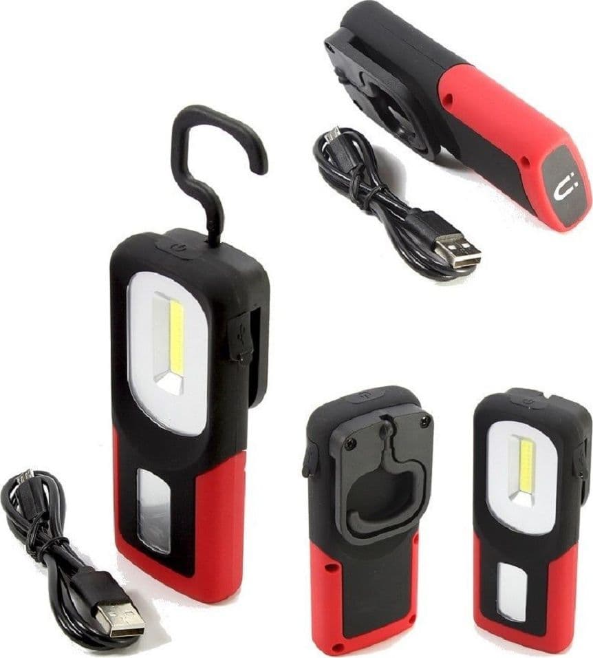 Lampada Torcia Lavoro Calamita Portatile Led Ricaricabile Base Magnetica Gancio Casa, arredamento e bricolage > Bricolage e fai da te > Torce Trade Shop italia - Napoli, Commerciovirtuoso.it