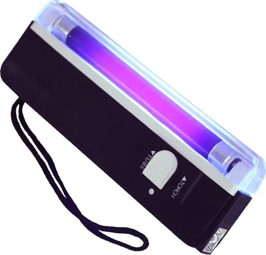 Lampada Ultravioletti con Torcia Portatile Rilevatore ID Banconote Anti Falso in Torce elettriche portatili (standard) 85cento.it - Potenza, commercioVirtuoso.it