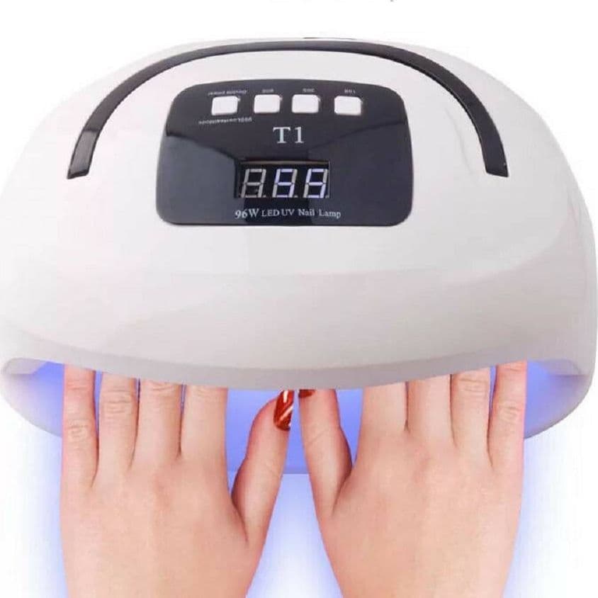 Lampada-Uv-A-Led-Fornetto-Per-Unghie-Professionale-Smalto-Gel-Semipermanente-96w