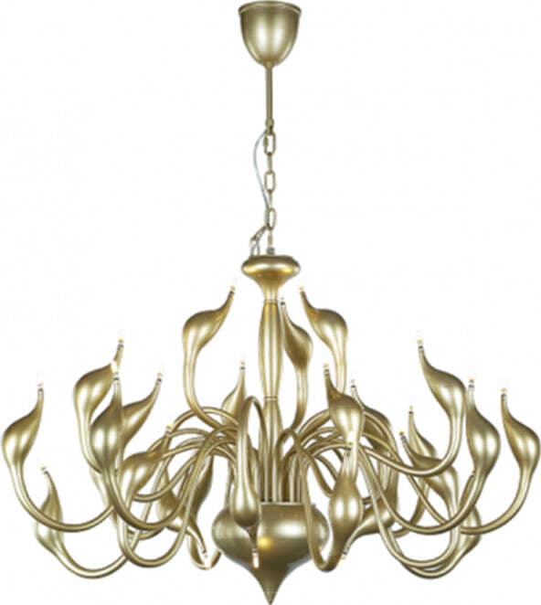 Lampadari-E-Sospensioni-Vintage---Decò-Metaswan-Metallo-Oro-Led-24Xg4-2W