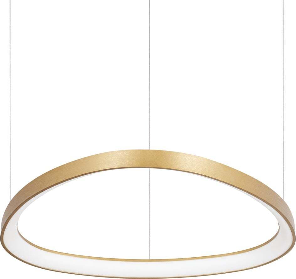 Lampadario-A-Sospensione-Contemporaneo-Gemini-Metallo-Ottone-Led-48W-3000K-Ip20