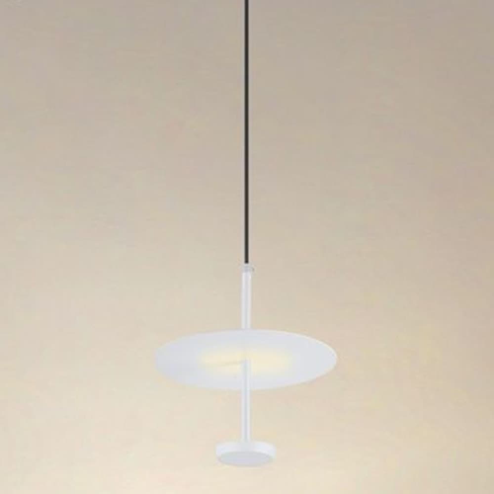 LAMPADARIO A SOSPENSIONE LUCE 4000K LED 12W DISCO PARALUME PIATTO BIANCO ROTONDO 33092 in Lampade a sospensione Trade Shop italia - Napoli, commercioVirtuoso.it