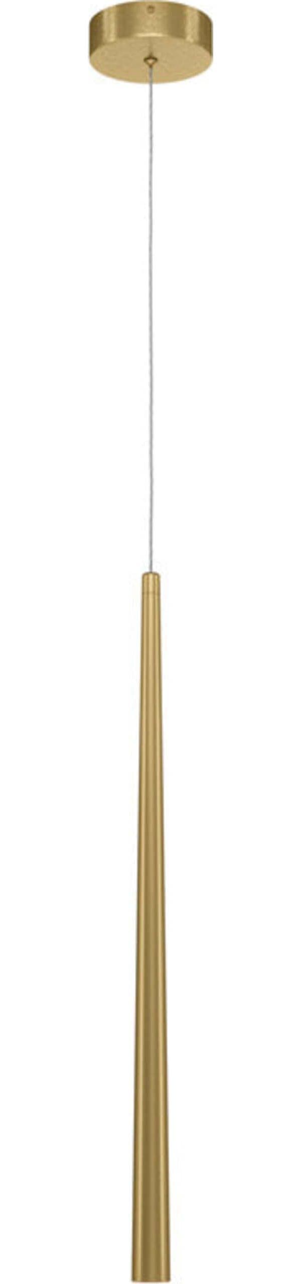 Lampadario-A-Sospensione-Moderno-Cascade-Alluminio-Ottone-1-Luce-Led-6W