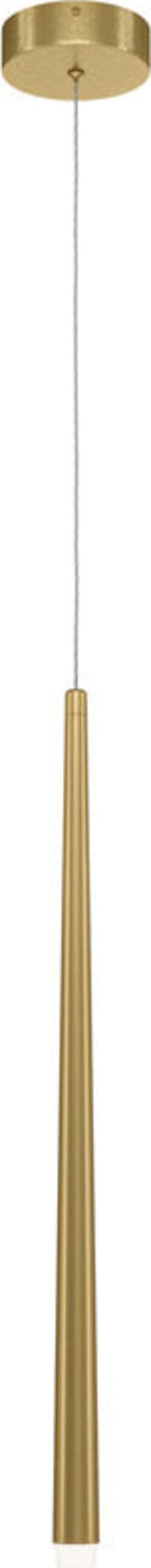 Lampadario-A-Sospensione-Moderno-Cascade-Alluminio-Ottone-1-Luce-Led-6W