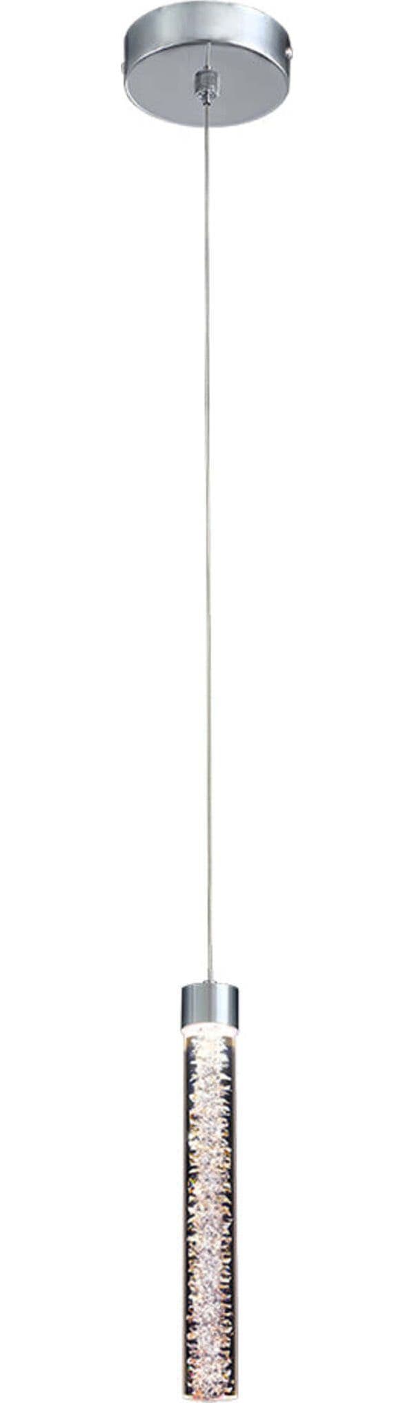 Lampadario-A-Sospensione-Moderno-Crackle-1-Luce-Metallo-Cromo-Vetro-Led-4,8W