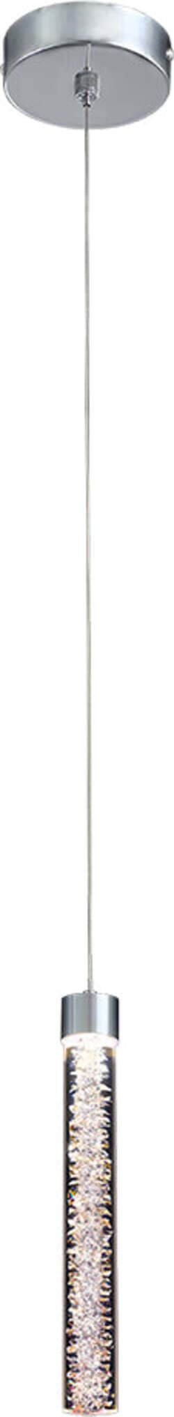 Lampadario-A-Sospensione-Moderno-Crackle-1-Luce-Metallo-Cromo-Vetro-Led-4,8W