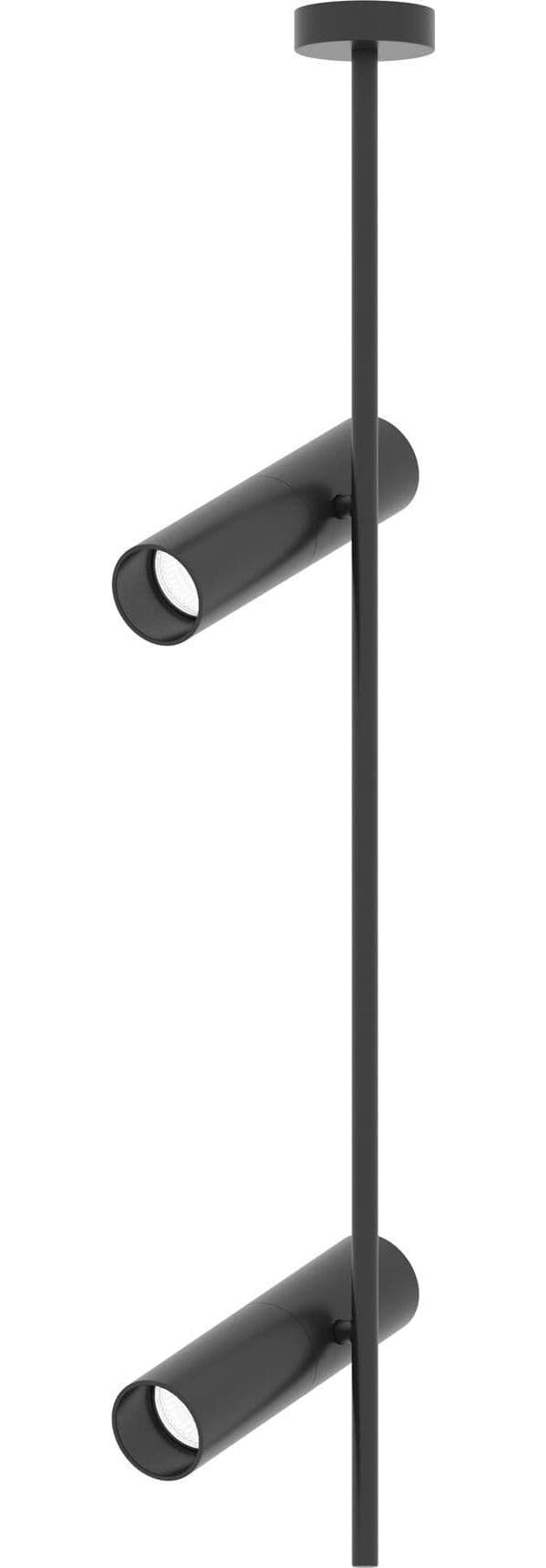 Lampadario-A-Sospensione-Moderno-Elti-Alluminio-Nero-2-Luci-Gu10-50W