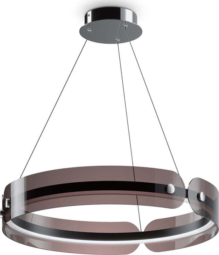 Lampadario-A-Sospensione-Moderno-Interstellar-Metallo-Grigio-Luce-Led-35W